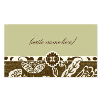 311-VINTAGE HAWAIIAN NAME CARD BUSINESS CARD