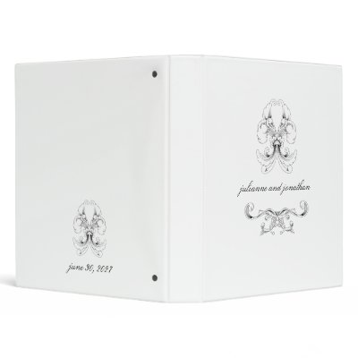 311-White Luxe Elegance Binder by Jill311