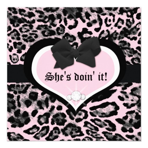 311 Wild at Heart Berry Flirt Personalized Announcement