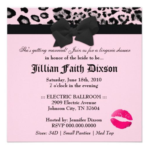 311 Wild at Heart Berry Flirt Personalized Announcement
