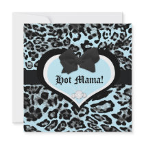 311 Wild at Heart Blueberry Sass Baby Shower Personalized Announcements