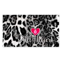 311 Wild at Heart Leopard Premium Pearl Paper Business Cards
