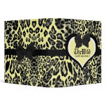 311 Wild at Heart Playful Yellow Vinyl Binders