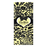 311 Wild at Heart Playful Yellow Rack Card Design