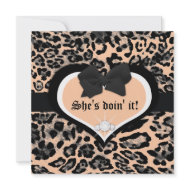311 Wild at Heart Sexy Peach invitation