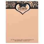 311 Wild at Heart Sexy Peach Letterhead Template