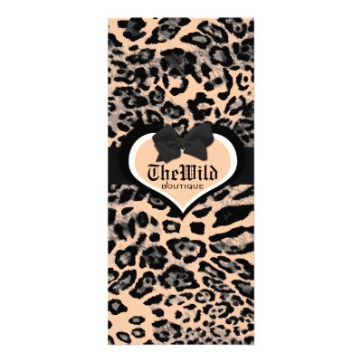 311 Wild at Heart Sexy Peach Personalized Rack Card by Jill311