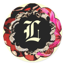 311-Wild Lily Cream Customizable Sticker