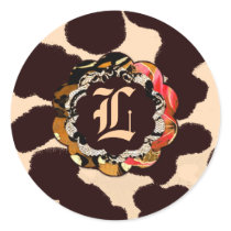 311-Wild Lily Orange Leopard stickers