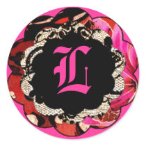 311-Wild Lily Pink Customizable Sticker