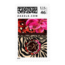 311 Wild Lily Pink Zebra Stamp