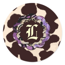 311-Wild Lily Purple Leopard stickers by Jill311 311-Wild Lily Purple Leopard stickers