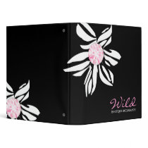 311-Wild Zebra Flower | Pink Diamond B Binders
