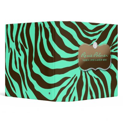 311-Zebra Teaze | Caribbean Binder by Jill311