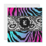 311-Zees Safari White Lace Electric Monogram Invite