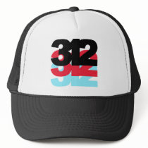 312 Area Code Mesh Hat