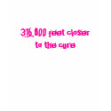 316,800 feet closer to the cure t-shirts by autumng78 316,800 feet closer to the cure t-shirts
