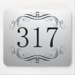 317 Area Code Mouse Pad