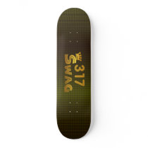 317 Area Code Swag Skateboard Deck