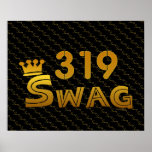 319 Area Code Swag Posters