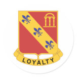 319th Airborne Field Artillery Battalion Round Sticker