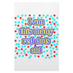 31 Red Dots Old Personalized Stationery