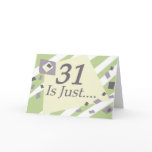 31st Birthday cards
