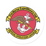 31st MEU Special Operations Capable Round Sticker
