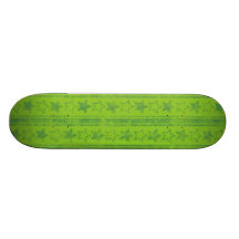 324_summer-school-boys-paper GREEN STARS STRIPES P Skate Board Decks