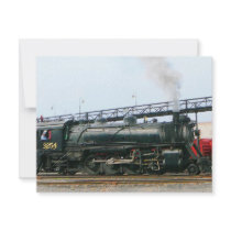 3254 Steam Locomotive Personalized Announcements