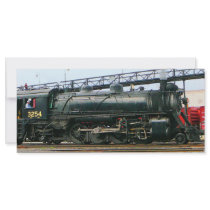 3254 Steam Locomotive Full Color Rack Card
