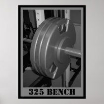 325 BENCH Weightlifting Poster