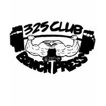 325 Club Bench Press Fitted T-Shirt