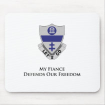 325th PIR- My Fiance Defends Our Freedom mousepads