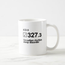 327.3, Circadian rhythm sleep disorder Coffee Mugs