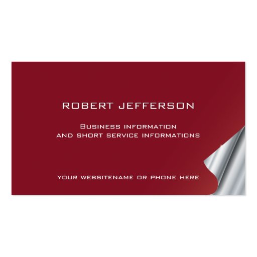 32 Business Card Real Estate Consulting Attorney (front side)
