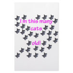 32 Cat Heads Old Personalized Stationery