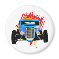'32 Coupe comin' at you magnets