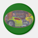 32 Ford three window coupe hot rod. Fridge Magnets