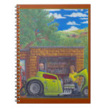 32 Ford three window coupe hot rod. Notebooks