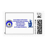32 IS Blue Knights Postage Stamp