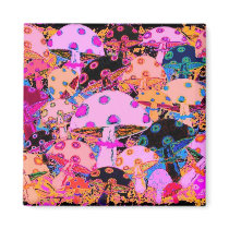 32 Mushrooms #9 magnets by hadleymonster 32 Mushrooms #9 magnets