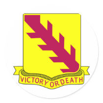 32nd Armor Round Stickers