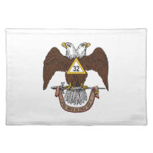 32nd Degree Scottish Rite Brown Eagle Placemats