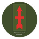 " 32nd Infantry Brigade" Round Sticker
