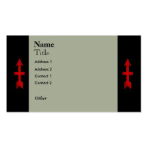 '32nd Infantry Red Arrow Brigade" Business Card Template