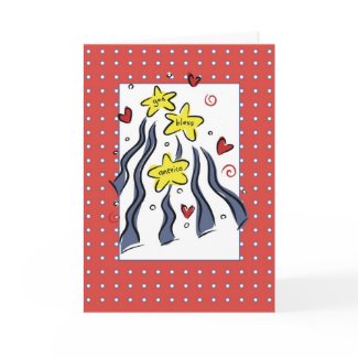 3307 God Bless America card