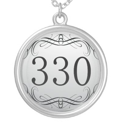 330 Area Code Custom Necklace