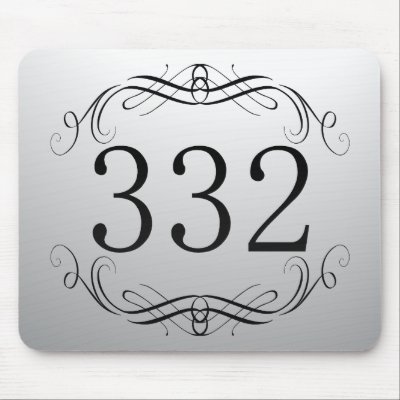 332 Area Code Mouse Pads by AreaCodes