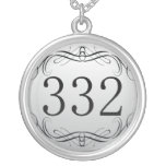 332 Area Code Custom Necklace